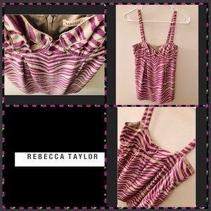 🏷BOGO🆓• REBECCA TAYLOR 100%Silk Top / 0